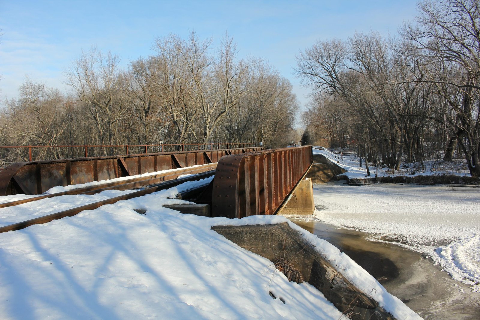 Looking north
